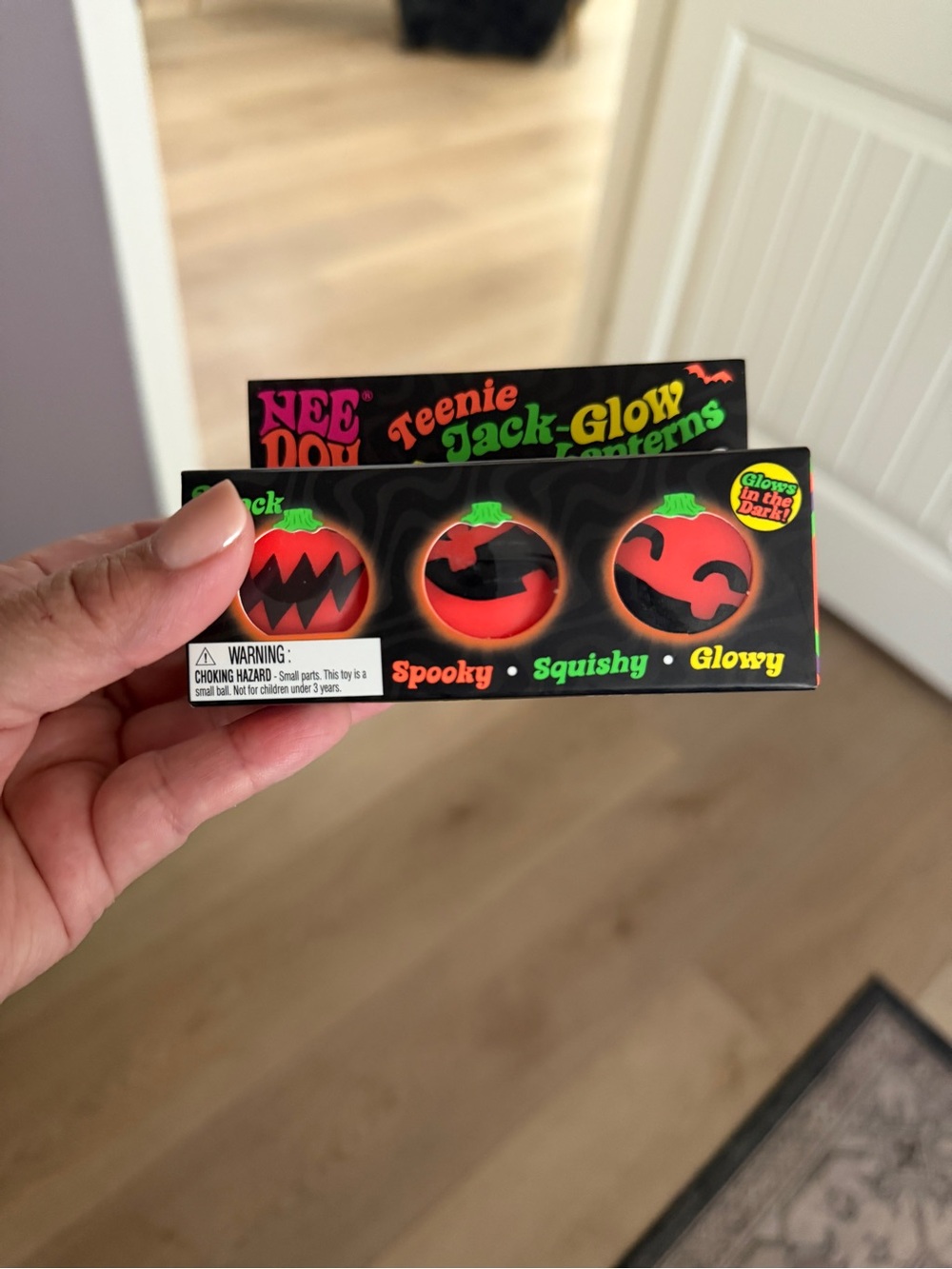 Needoh Teenie Jack glow lanterns squishy (3) NEW